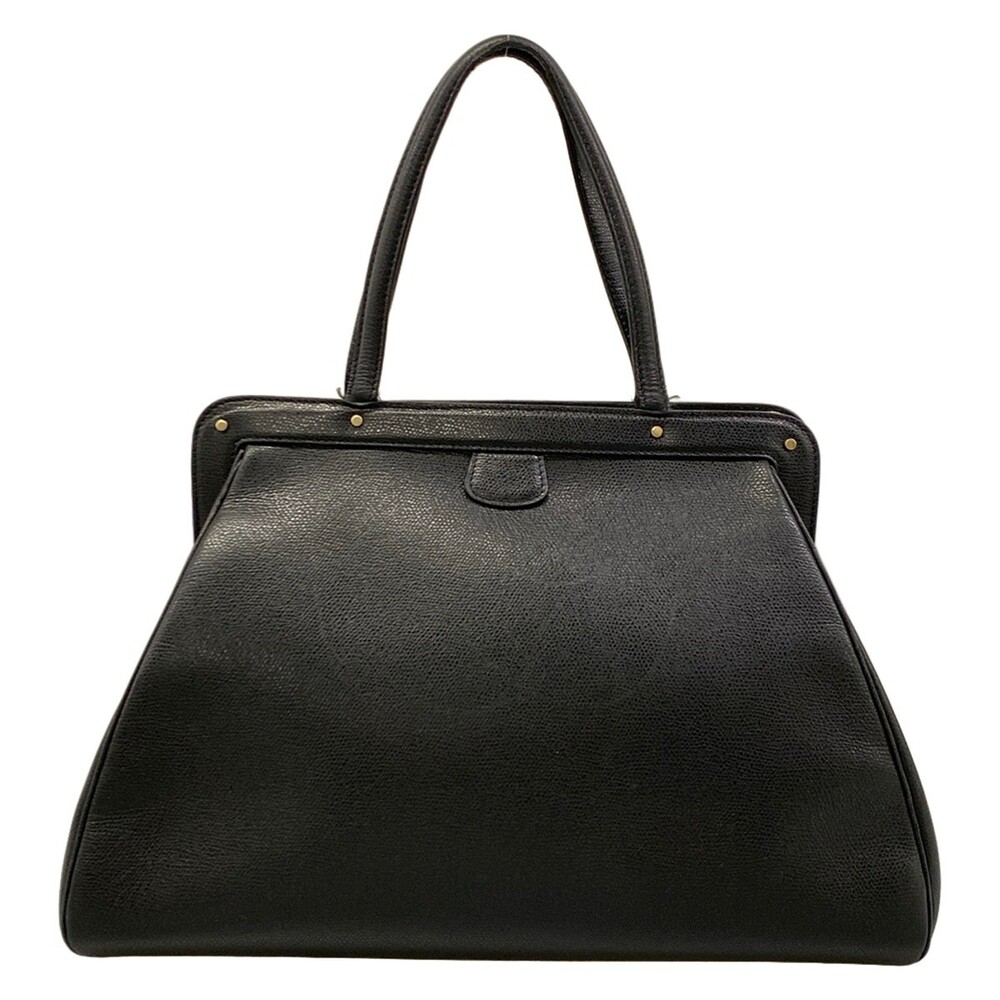 Valextra Kaju Black Leather Handbag #338310V85B